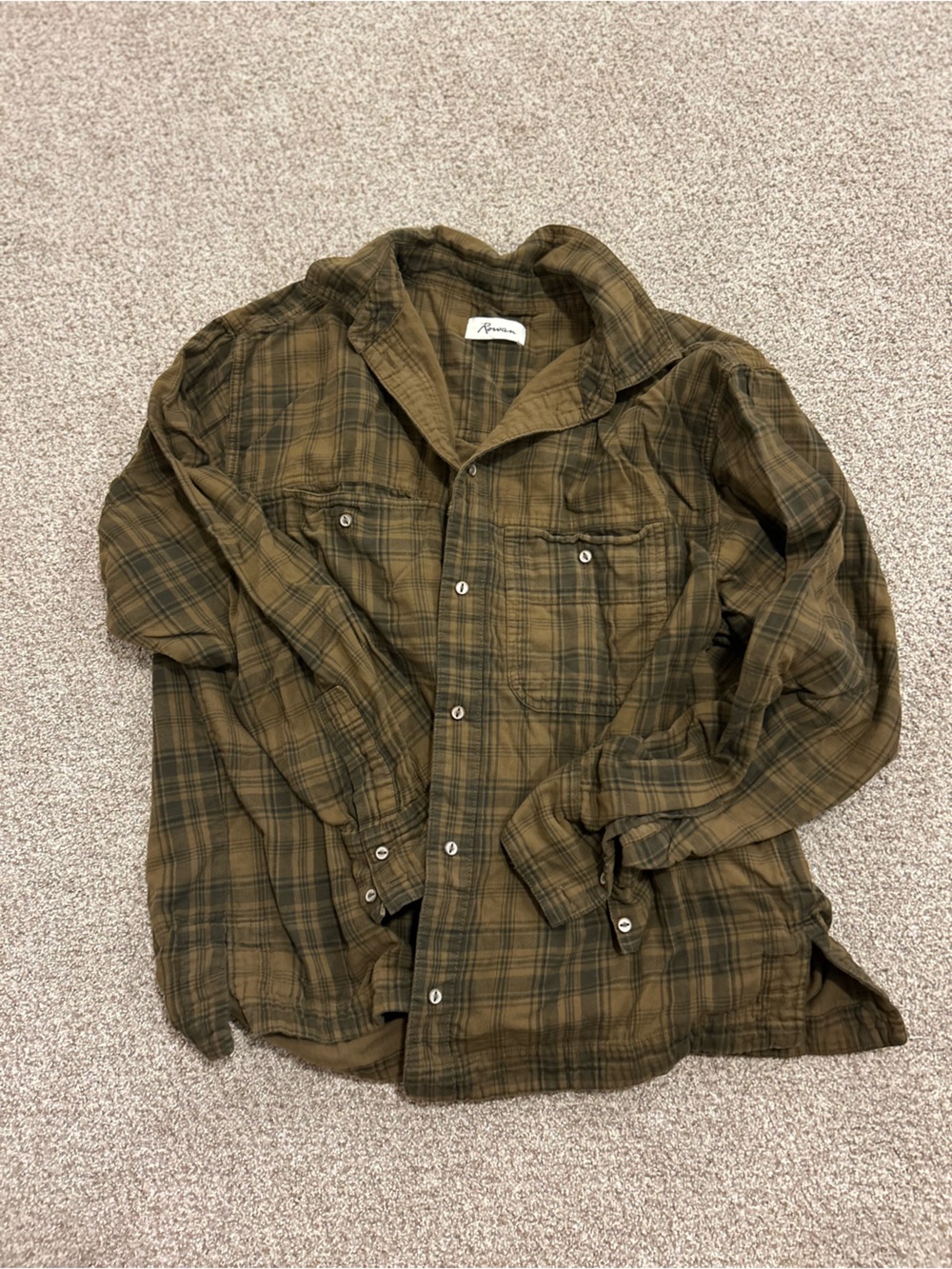 EUC Rowan Dallas Overzied Plaid Shirt
